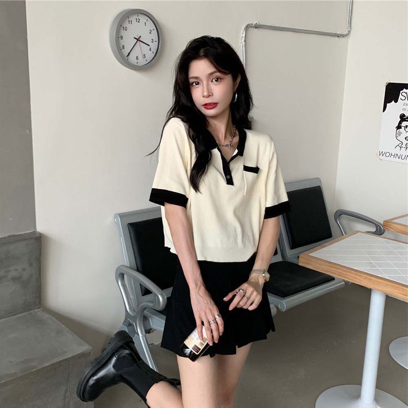 Set Áo Váy Xếp Ly Thời Trang Hè Xinh Xắn Cho Nữ