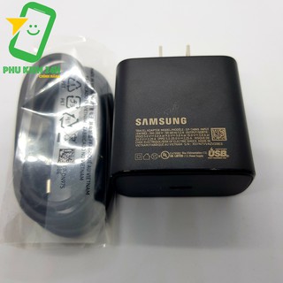 Sạc Nhanh 45W Chính Hãng Samsung Cho Note 10 Plus, Gồm Cáp 5A, Mới 100%