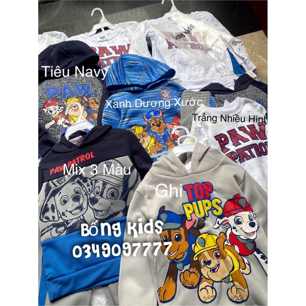 Bộ Nỉ Bé Trai Chó Cứu Hộ