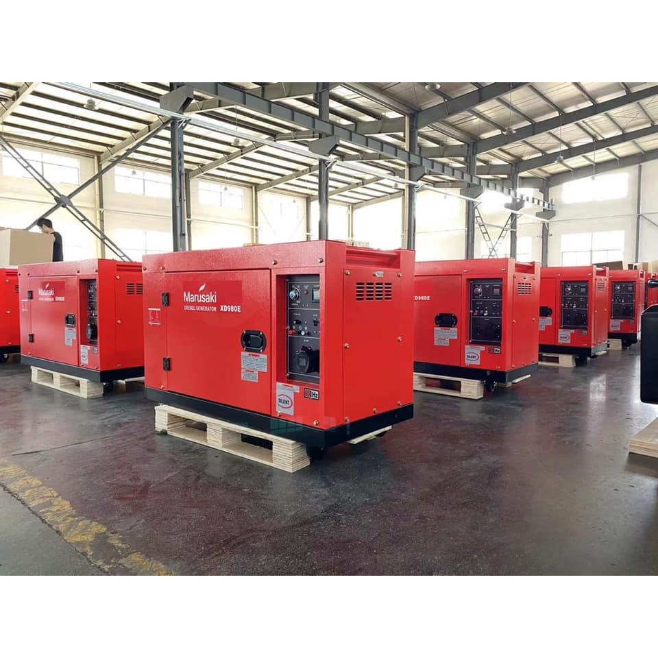 Máy Phát Điện Chạy Dầu 8KVA Marusaki XD980E