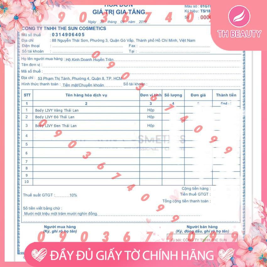 Kem Body Livy Hộp Vàng Thái Lan 250g Chính Hãng. | BigBuy360 - bigbuy360.vn