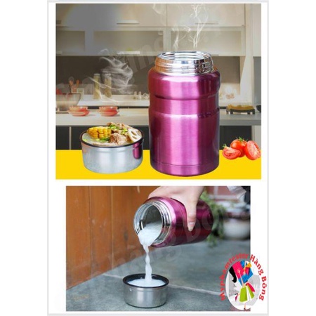 Bình ủ nóng thức ăn 550ml, có thể nấu cháo