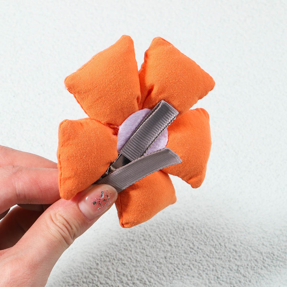 Set 3 món kẹp tóc và mắt kính KIDSBOWS hình bông hoa màu trơn dễ thương thời trang mùa hè cho bé gái