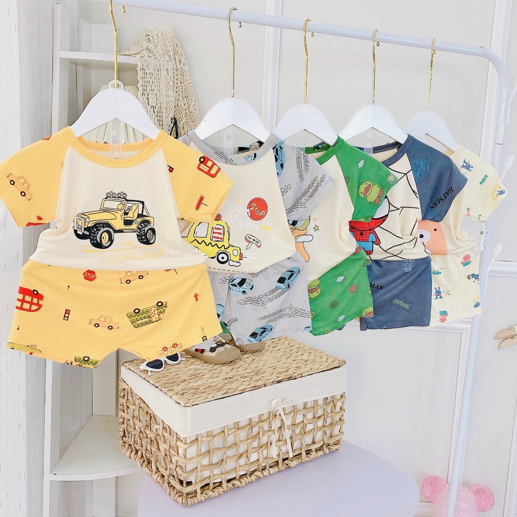 Bộ Minky Mom Cộc Tay Bộ Mimky Mom OTO siêu mềm mịn mát cho bé trai bé gái ..