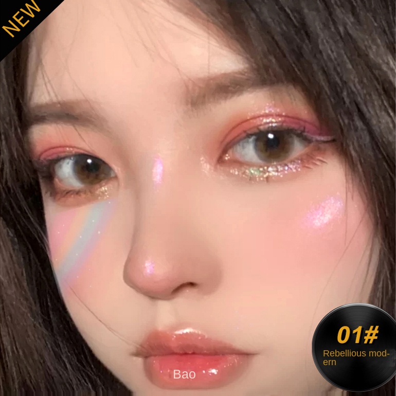 Bảng Phấn Mắt Mười Màu Sắc Long Lanh Không Thấm Nước Dễ Lên Màu