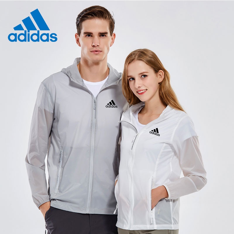 Áo khoác thể thao Adidas thoáng khí nhanh khô chống tia UV và gió thời trang cho nam và nữ