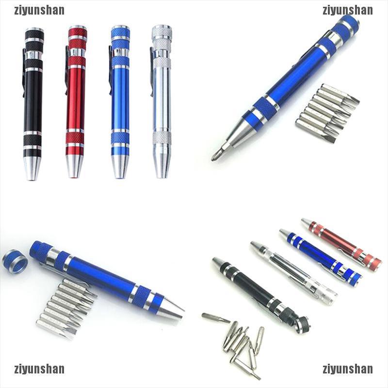 Tua Vít Mini Bỏ Túi Đa Năng 8 Trong 1