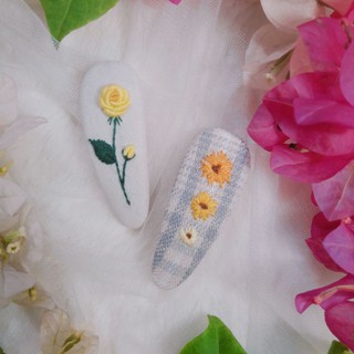 KẸP TÓC THÊU TAY HANDMADE / 1 CHIẾC