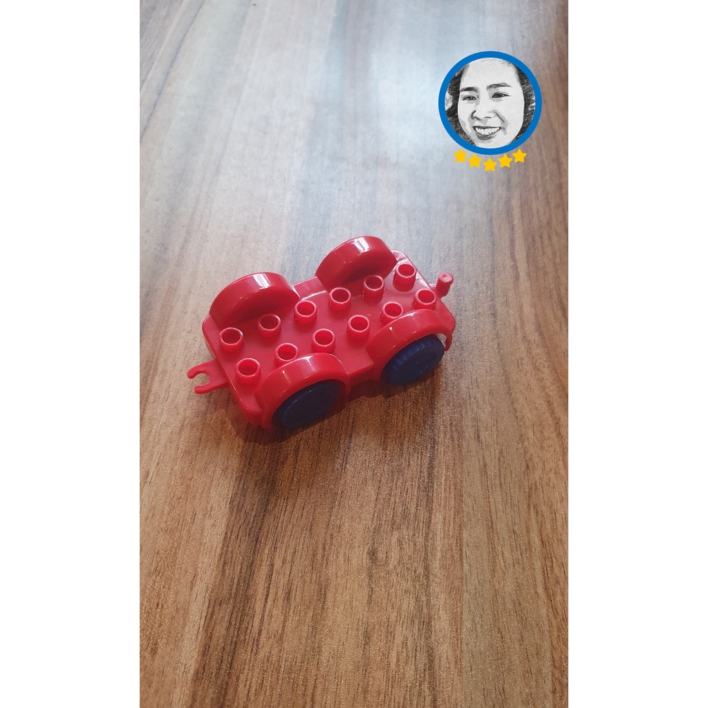 Đồ chơi xếp hình tương thích Lego Duplo oto nhựa ABS an toàn, hàng mới 100% STEM Sachi kids