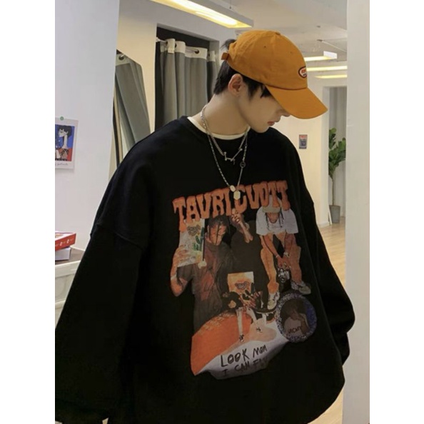 Áo Sweater cổ tròn dài tay TAV thun hoodie form rộng UlzzangChất nỉ chân cua đẹp Không Bai xù Trend Free Ship