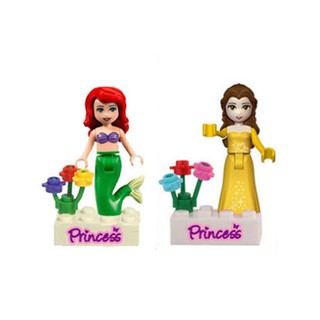 Bộ 8 Mô Hình Lắp Ráp Phong Cách Công Chúa Disney