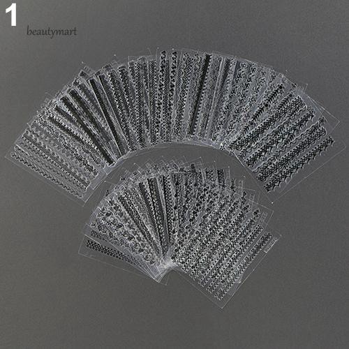 [Hàng mới về] Set 30 tấm sticker ren 3D dán trang trí móng thủ công nghệ thuật