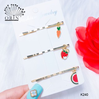 Set 3 kẹp nhiều kiểu orin k240