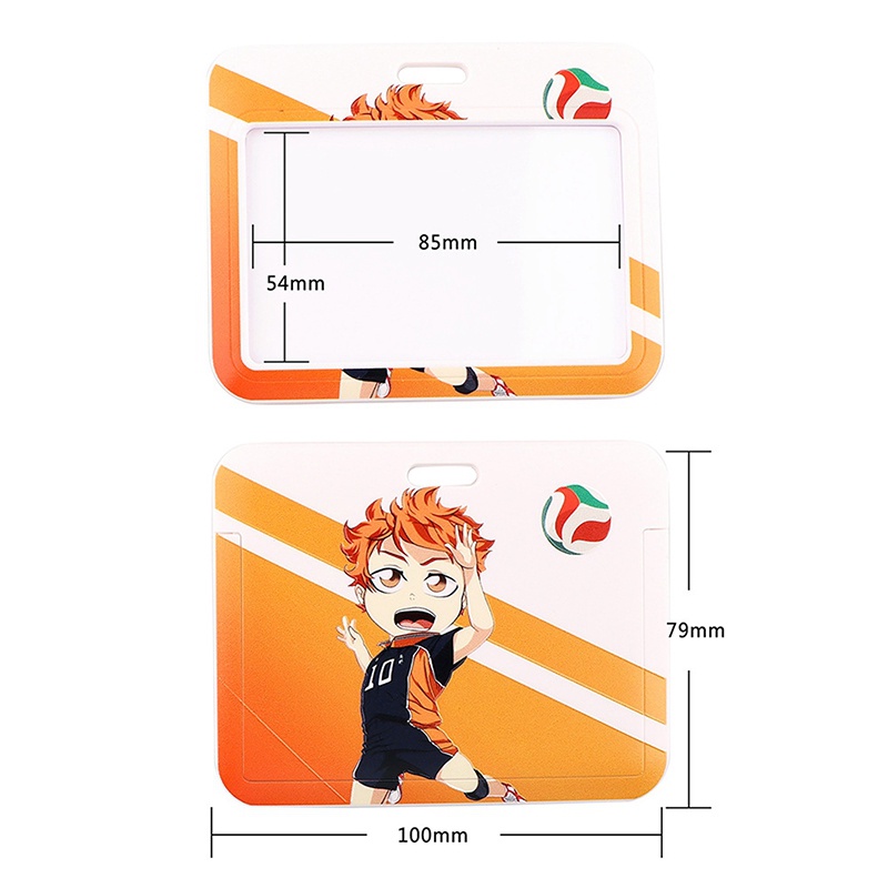 Tmdbyx Anime Haikyuu!! Bao Da Đựng Thẻ Học Sinh Kèm Dây Đeo Tiện Dụng