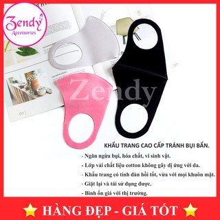 (Nhiều màu) Khẩu trang vải thoáng khí chống bụi
