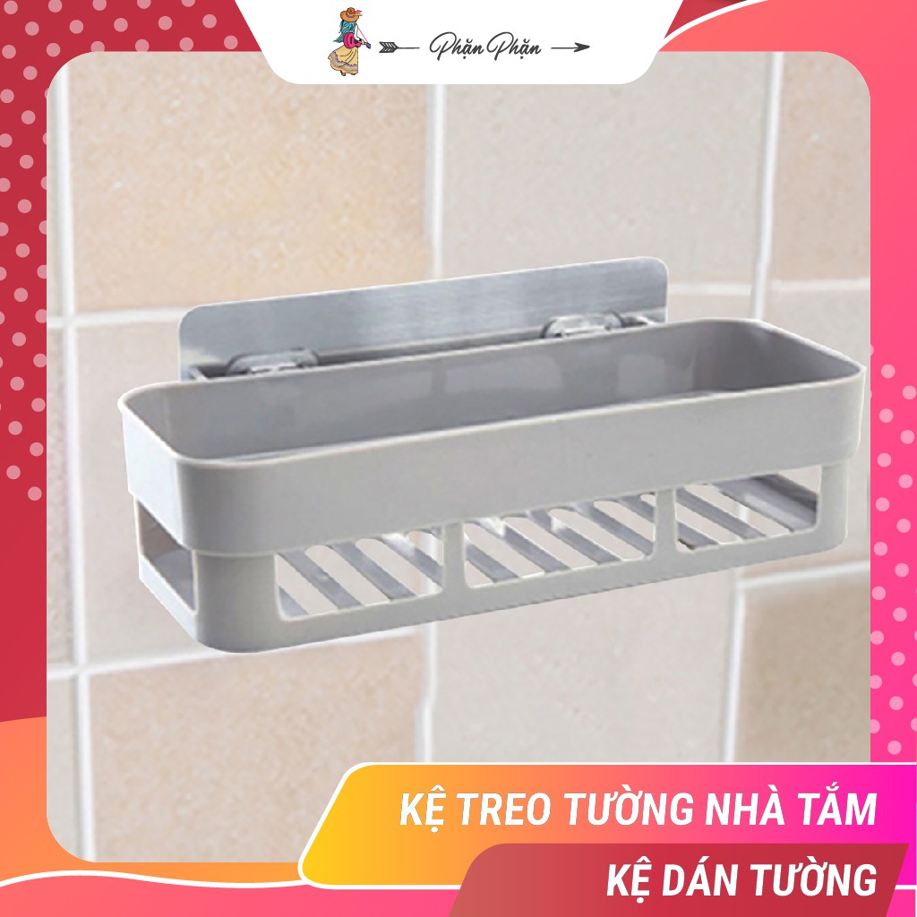 Kệ treo tường nhà tắm nhà bếp XIHONG kệ góc đựng đồ đa năng dán tường chịu lực không khoan đục lỗ Phặn Phặn