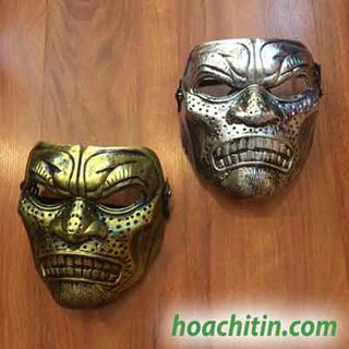 Mặt Nạ Hung Dữ Xi Hóa Trang Halloween