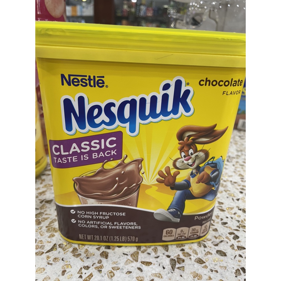 BỘT PHA CACAO NESTLE NESQUIK -MỸ