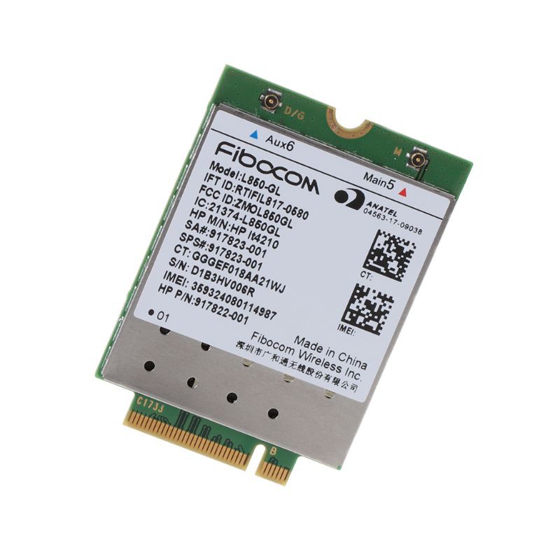 Card WWAN 4G Fibocom L850-GL HP lt4210 - dùng cho HP Probook 430 G5, 440 G5, 450 G5, 1030 g3, 840 G5