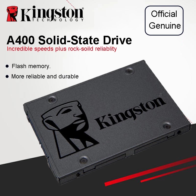 Ổ Đĩa Cứng Kingston A400 2.5 Inch 60GB 120GB 240GB 480GB Cho Máy Tính Laptop