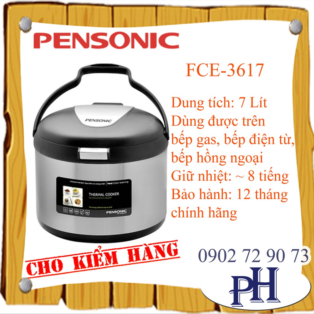 Nồi ủ Pensonic 7 lít PTC-70
