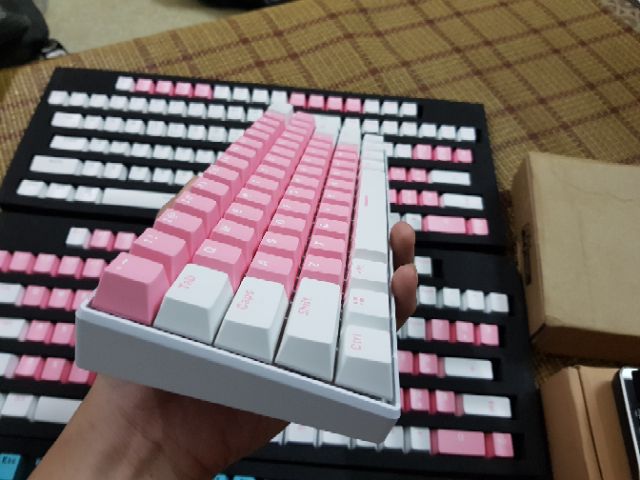 Bàn phím cơ bluetooth Rk61 led RGB ver 3.0 | 3 chế độ kết nối | Phiên bản 2021 | BigBuy360 - bigbuy360.vn