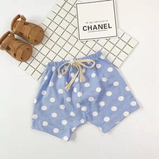 Quần đùi cotton cho bé trai bé gái