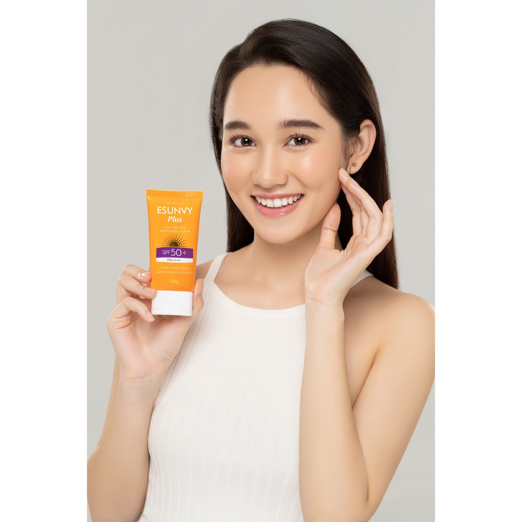 Kem Chống Nắng Esunvy Plus Sun Care Face SPF50+/PA++++ Phù Hợp Cho Da Nhạy Cảm, Bảo Vệ Da Hoàn Hảo Tuýp 50g TMP014