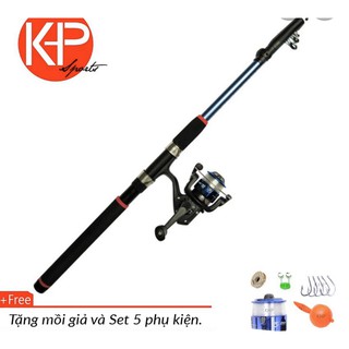 Bộ 1 cần câu và 1 máy + 100m dây 2M4 KHP