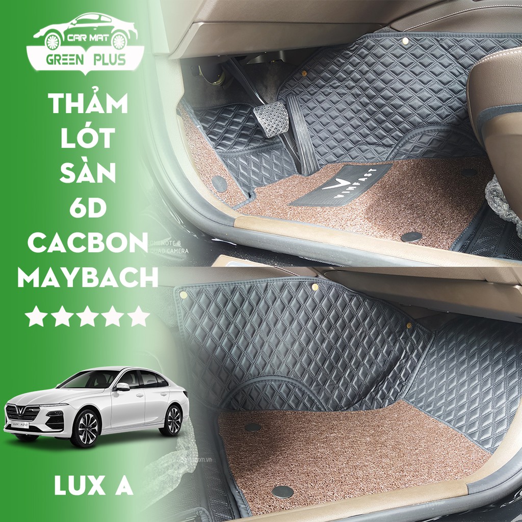 Thảm lót sàn ô tô 5D,6D Cacbon Maybach Vinfast Lux A 2.0