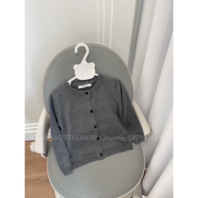 Áo khoác len mỏng cardigan thu đông bé trai bé gái Chunnie Shop