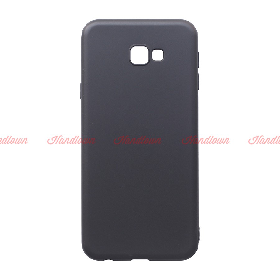 Ốp Lưng Samsung Galaxy J4 + Silicone Cao Cấp Dẻo Đen Nhám Chống Trầy