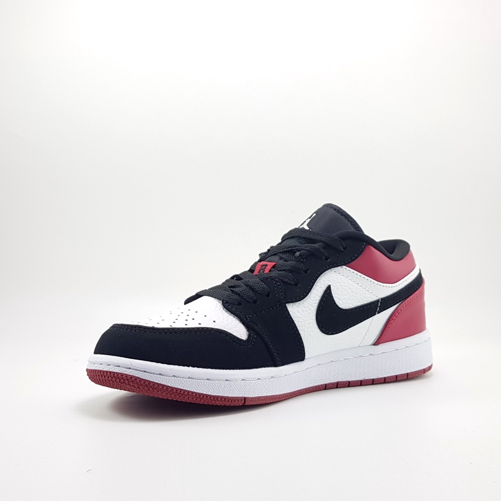 Giày Sneaker thấp cổ Jordan 1 Low Retro Black/Red