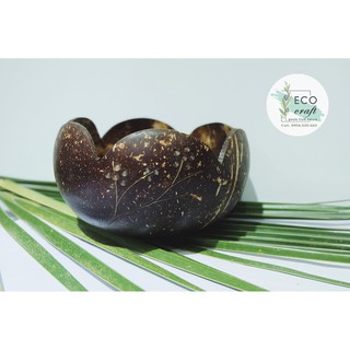 Chén Gáo Dừa Hoa Văn ECO CRAFT