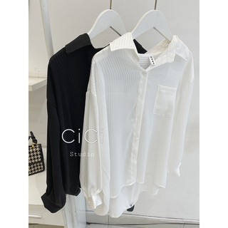 Sơmi lụa gân CICISTUDIO