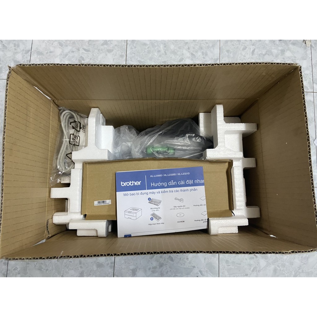 Máy in Brother 2321D in 2 mặt tự động  - hàng chính hãng Brother bảo hành 24 tháng