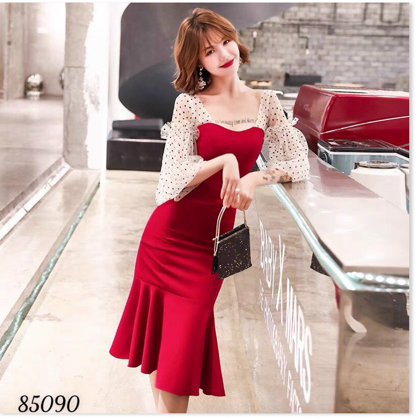 Đầm UMI đuôi cá phối lứa tôn dáng siêu sang cho các chị em KOKO MI STORE