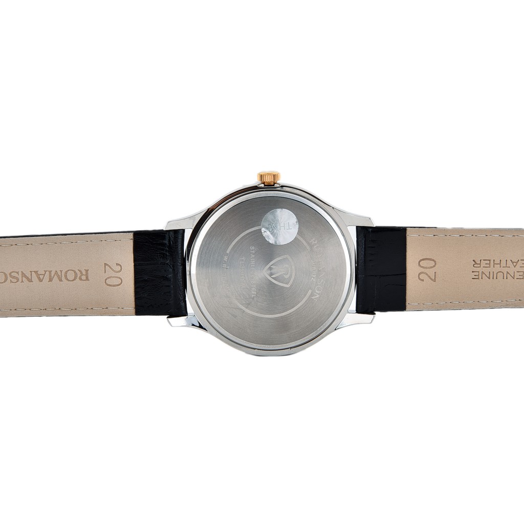 Đồng hồ Romanson Classic Men Watch TL3204FMCWH nam máy Thụy Sĩ kính chống xước dây da cao cấp chính hãng