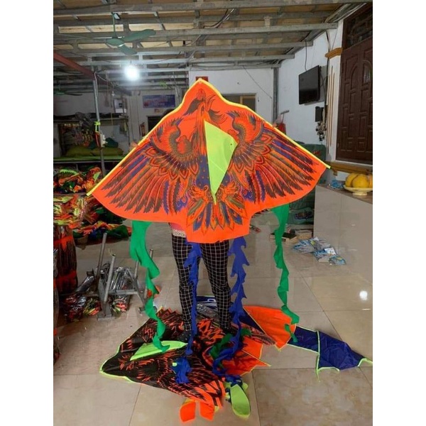 Diều phượng hoàng lửa 5 đuôi,Phụng màu 4,5 đuôi, Rồng 3 đầu, Cá Mập, Chim Ưng , thần điêu...