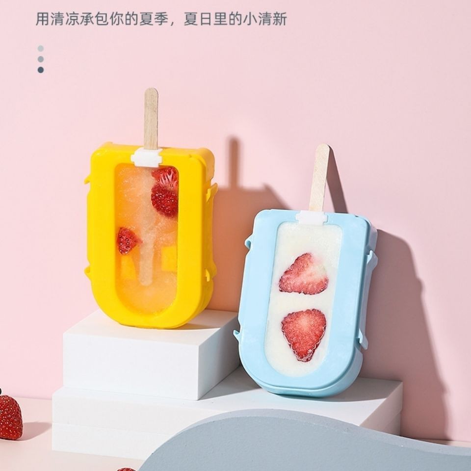 Khuôn làm kem que đông lạnh tự tại nhà để sorbet đá hộp nước khay