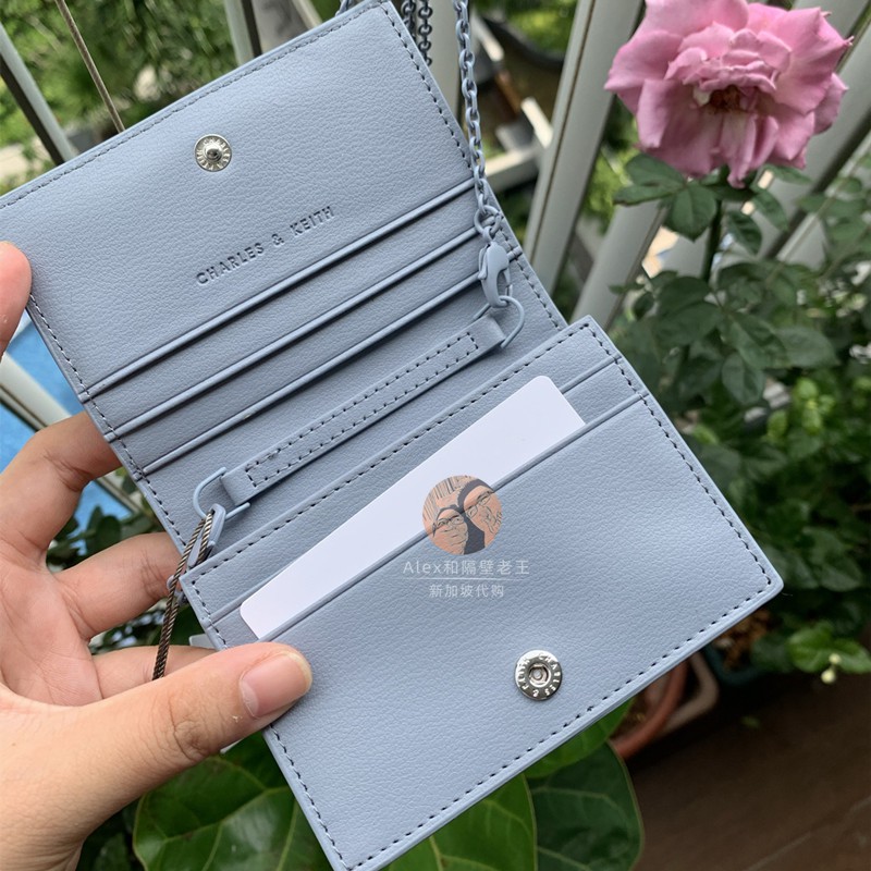 Cnk Ví Ngắn Đựng Thẻ Nhỏ Gọn Phối Dây Xích Thời Trang Năm 2021 ck610680910