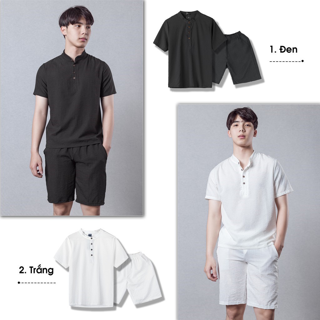 Bộ đồ nam ,quần đũi , áo đũi MENSWEAR,Bộ Quần Áo đũi thời trang Nam , chất vải đũi thái, bộ đồ nam vải đũi trẻ trung.