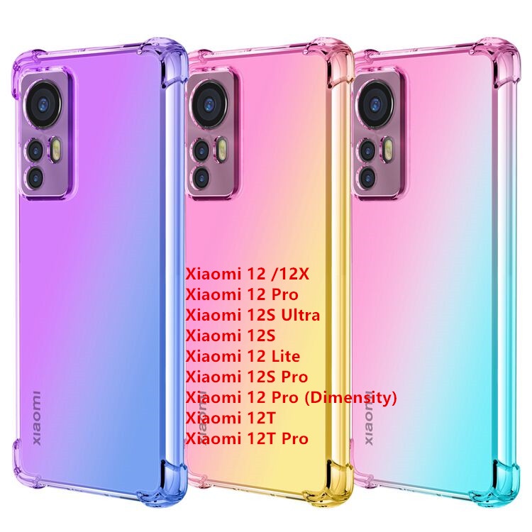 Cho Xiaomi Mi 12S 12 12X 12T Ultra Lite Pro 4G 5G/ Vỏ điện thoại acrylic / vỏ chống cháy nổ / vỏ mềm