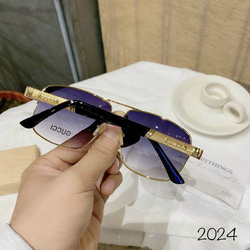 Kính gucci form vuông tròng PC.