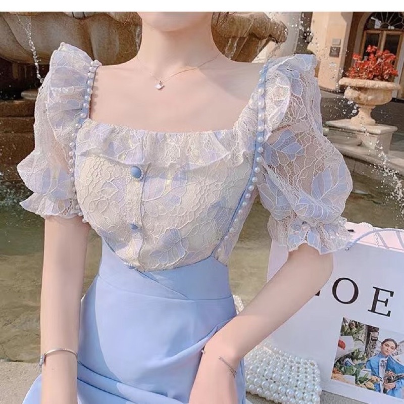 Set váy retro Pháp