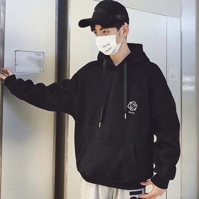 ÁO KHOÁC NỈ NAM HOODIE PHỐI NÓN CÁ TÍNH HÀN QUỐC A-216