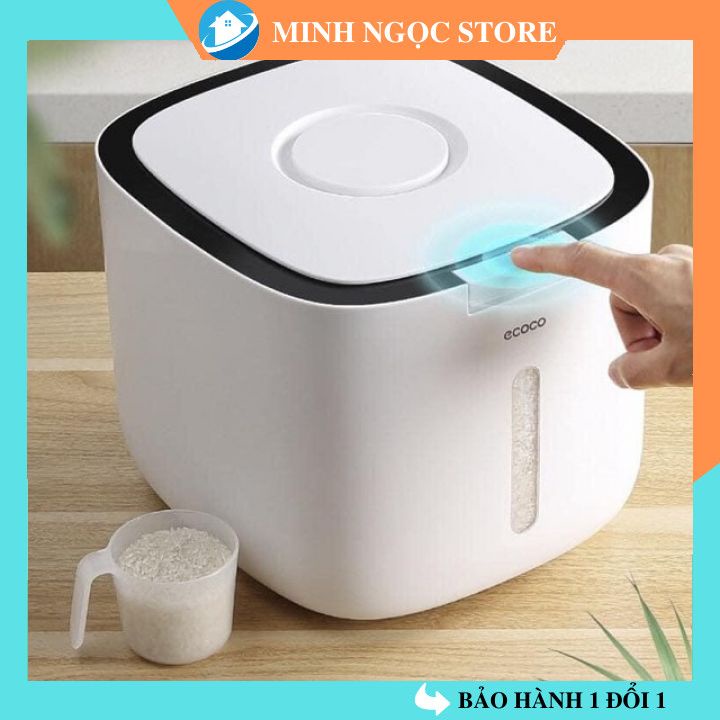 Thùng đựng gạo tự động Ecoco chính hãng loại cao cấp - Hàng có sẵn
