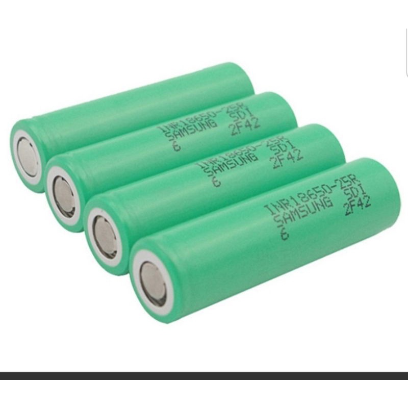 Cell pin Samsung 18650 25R 2500 mA