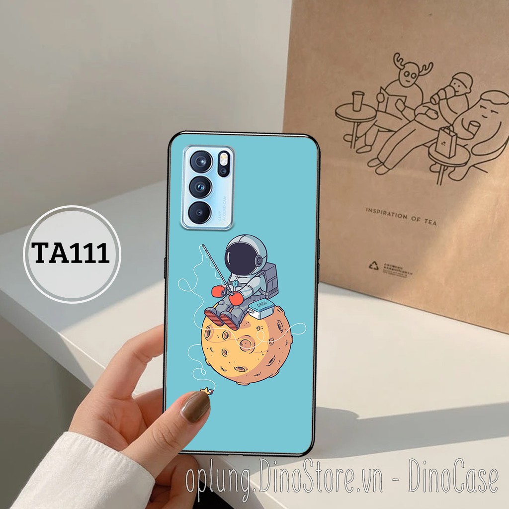 Ốp lưng điện thoại Oppo Reno6 - Reno6 Z 5G - Reno6 Pro 5G -  Ốp lưng Oppo in hình phi hành gia vũ trụ đáng yêu.