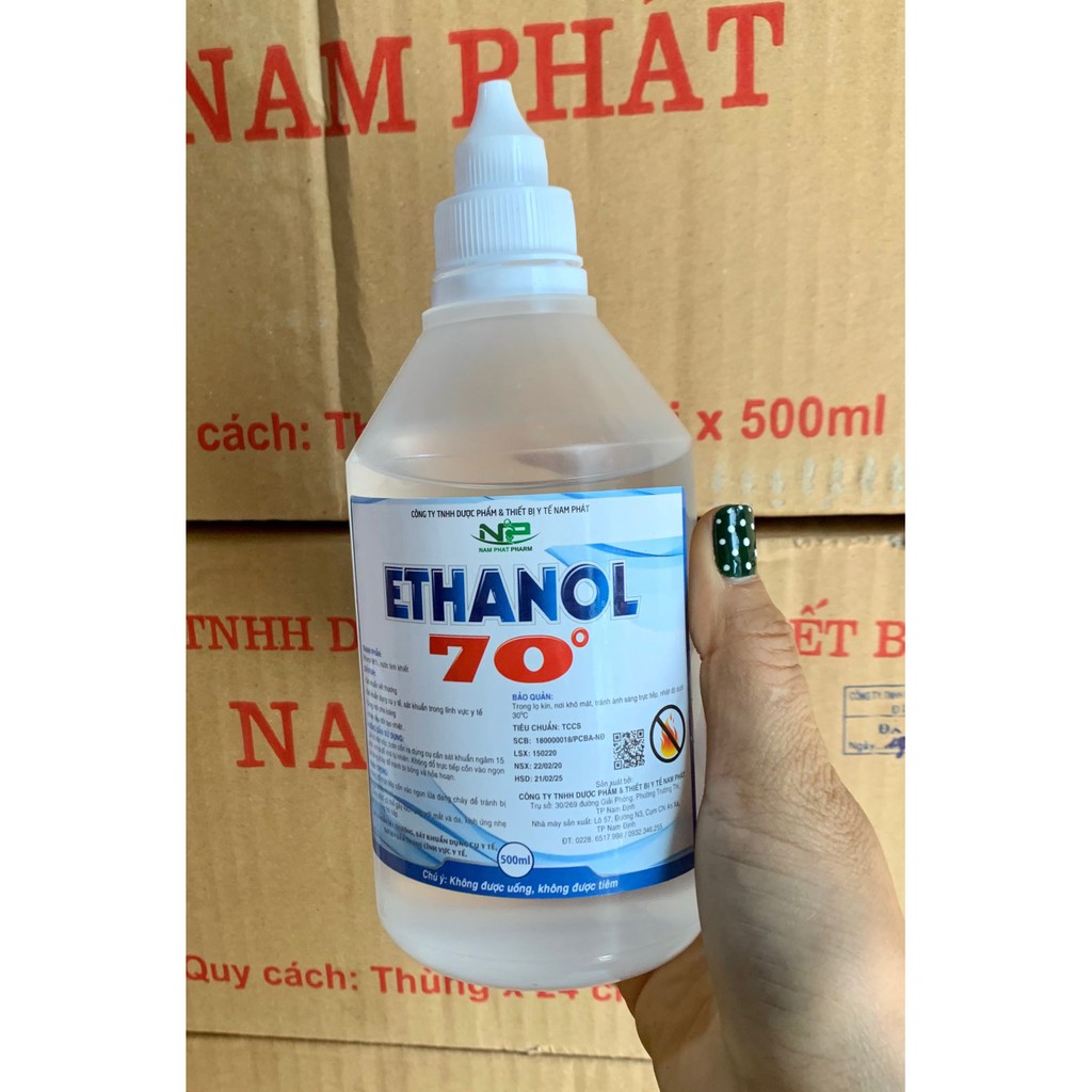Combo 4 chai cồn y tế 70 độ 500ml